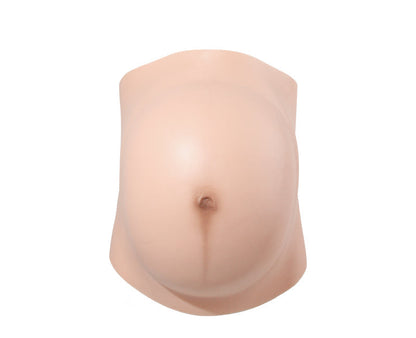 Realistic Silicone Pregnancy Belly – Stretch-Mark Maternity Simulation Prop for Photos, Videos, Cosplay, Theater, Film Production and Costume Styling