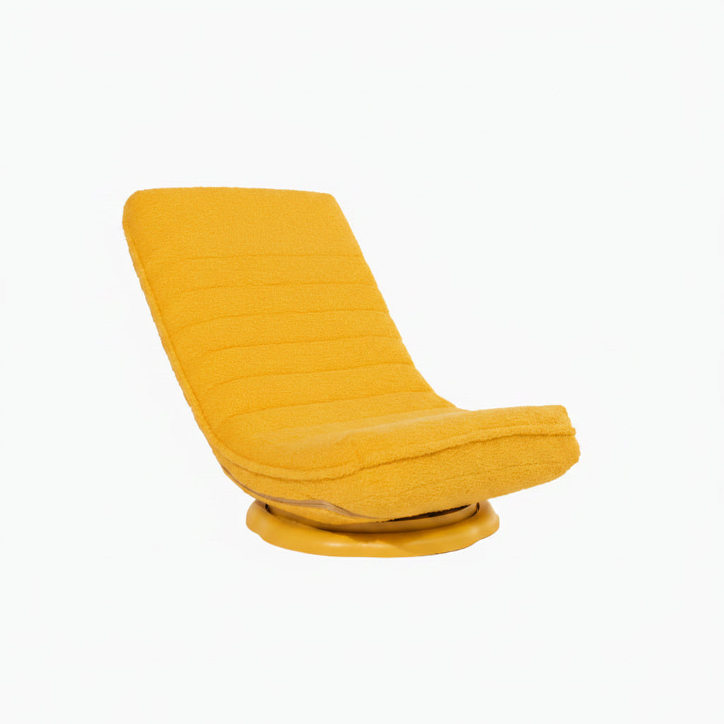 Foldable Rotating Moon Chair – Adjustable Backrest Lounge Recliner for Balconies and Living Rooms, Perfect for Relaxing, Reading and Comfortable Napping