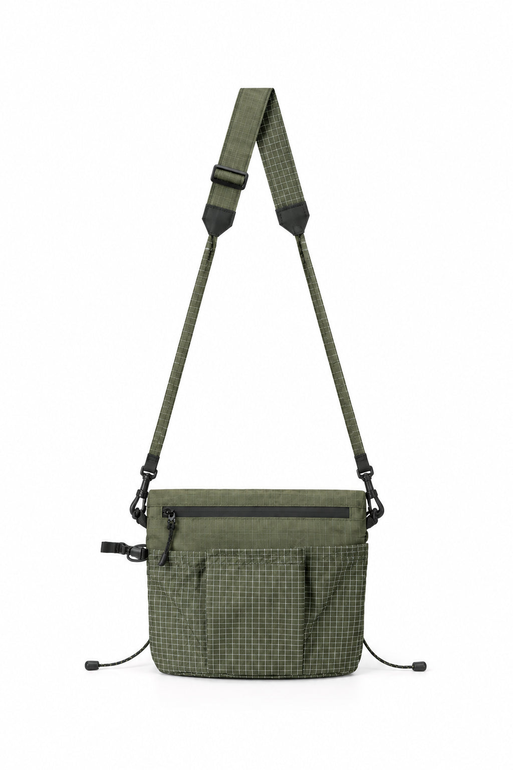 Waterproof X-Pac Crossbody Bag – Lightweight Ripstop Nylon Sling Pouch with Adjustable Strap for Travel, Hiking and Everyday Carry