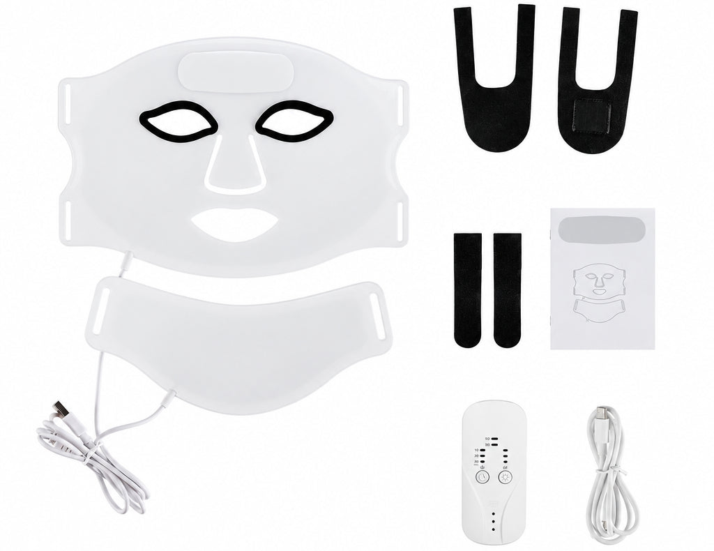 LED Color Light Beauty Device – At-Home Facial Skin-Care Tool with Multi-Color Light Modes for Relaxing, Convenient Beauty Routines