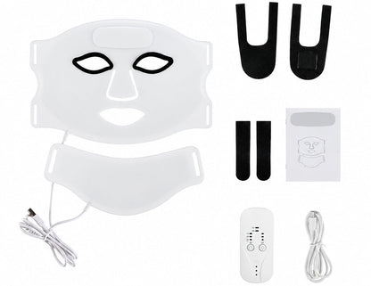 LED Color Light Beauty Device – At-Home Facial Skin-Care Tool with Multi-Color Light Modes for Relaxing, Convenient Beauty Routines