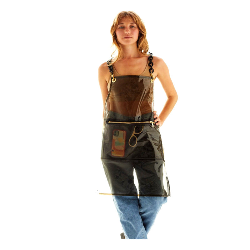 Barber Apron for Haircuts – Oilproof, Antifouling Professional Hairdressing Apron for Men & Women, Ideal for Hair Salons & Work Kitchens
