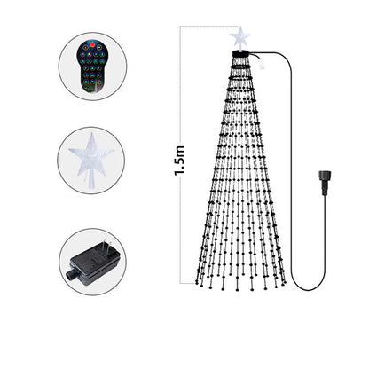 Smart Christmas Tree Lights – RGB Bluetooth LED Fairy String with App Control, Timer, Music Sync & Multicolor Effects for Holiday Décor