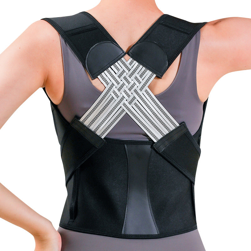Unisex Back Posture Corrector Brace – Adjustable Breathable Back Support Belt for Students, Adults and Daily Correction