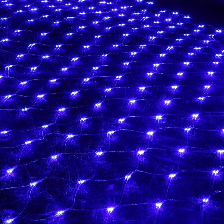 Outdoor LED Christmas Net Lights – 2×2m / 3×2m / 6×4m Mesh Fairy Curtain Garland for Garden, Wedding Backdrops & Holiday Parties