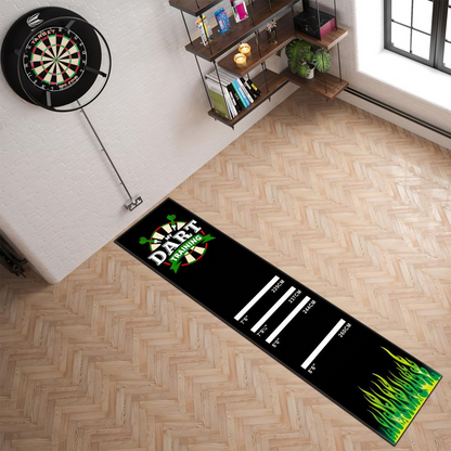 Dart Professional Training Mat – Wear-Resistant Easy-Care Throwing Line Carpet for Accurate Practice, Home Bars, Game Rooms and Dart Areas