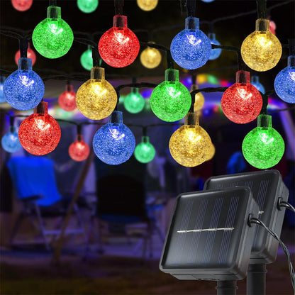 Nightmare Before Christmas Solar Garland – Waterproof Outdoor LED Light-Up Vine with 8 Modes for Halloween & Holiday Décor