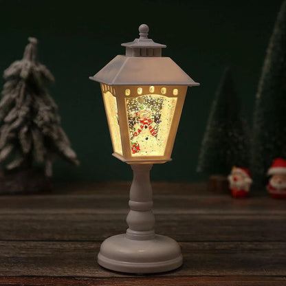 Christmas Music Snowball Lights – Santa & Snowman LED Decorative Globe for Holiday Home Decor, Festive Atmosphere, and Winter Night Lighting