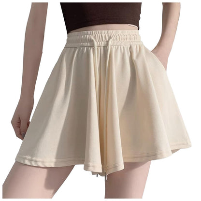 High-Waist Skort for Women – Wide-Leg Ballet-Inspired Summer Shorts with Casual All-Match Styling for Running, Travel and Everyday Outfits