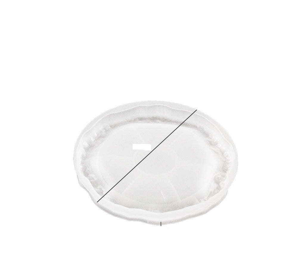 DIY Silicone Rock Storage Tray Mold – Durable Gypsum Mold for Cement, Epoxy Resin Coaster & Home Decoration Craft Projects