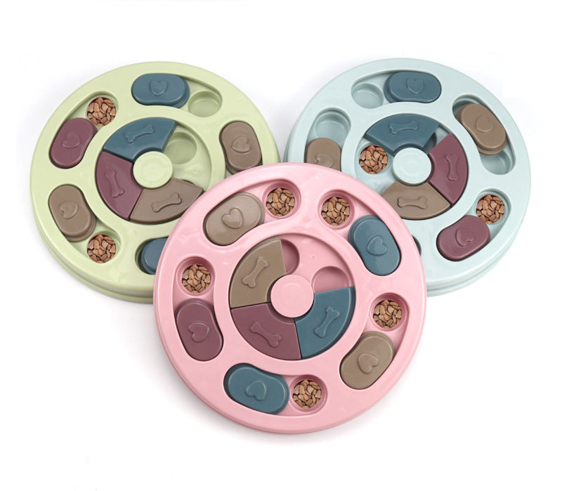 Interactive Dog Puzzle Feeder Toy - IQ Training Treat Dispenser for Mental Stimulation, Slow Eating & Enrichment Fun
