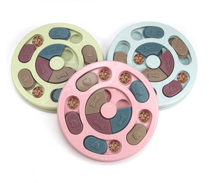 Interactive Dog Puzzle Feeder Toy - IQ Training Treat Dispenser for Mental Stimulation, Slow Eating & Enrichment Fun