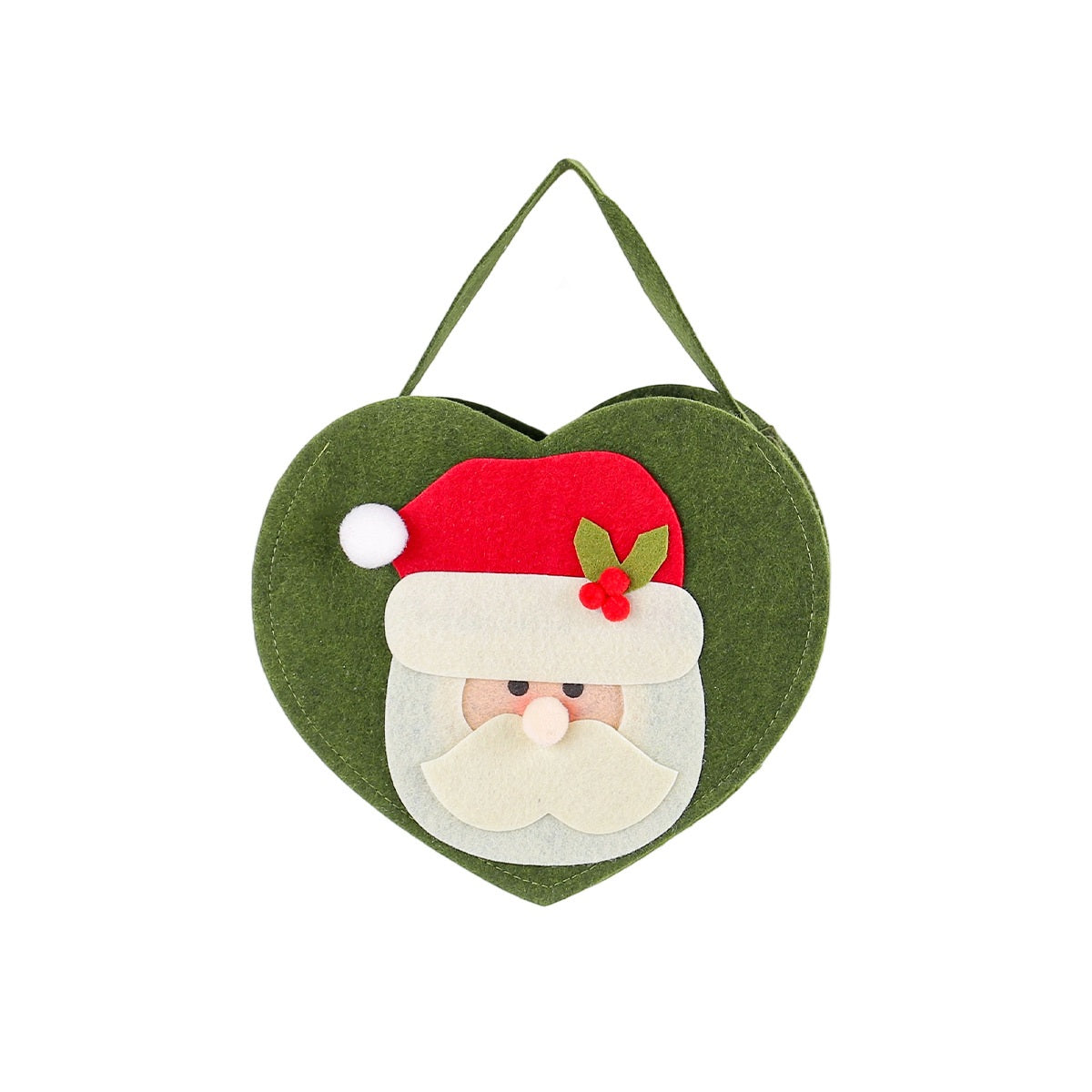 Christmas Apple Candy Gift Bag – Cute Three-Dimensional Santa Handbag for Kids’ Treats, Holiday Parties, and Festive Gift Packaging