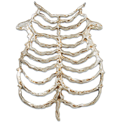 Halloween Skeleton Chest Prop – Hollow Skull and Breastbone Frame Costume Accessory for Cosplay, Haunted Parties, Performances and Spooky Holiday Decor