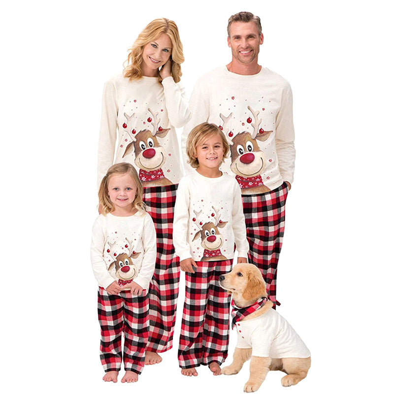 Family Matching Christmas Holiday Pajamas – Mother, Father, Kids, and Baby Lounge Set, Cozy Holiday Sleepwear for Festive Family Outfits