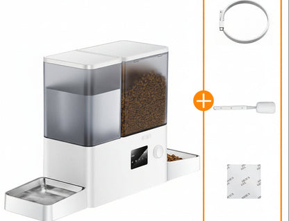 Smart Automatic Pet Feeder Set – 8.5L WiFi APP Food Dispenser with 5L Feeding Storage and 3.5L Gravity Water Drinker