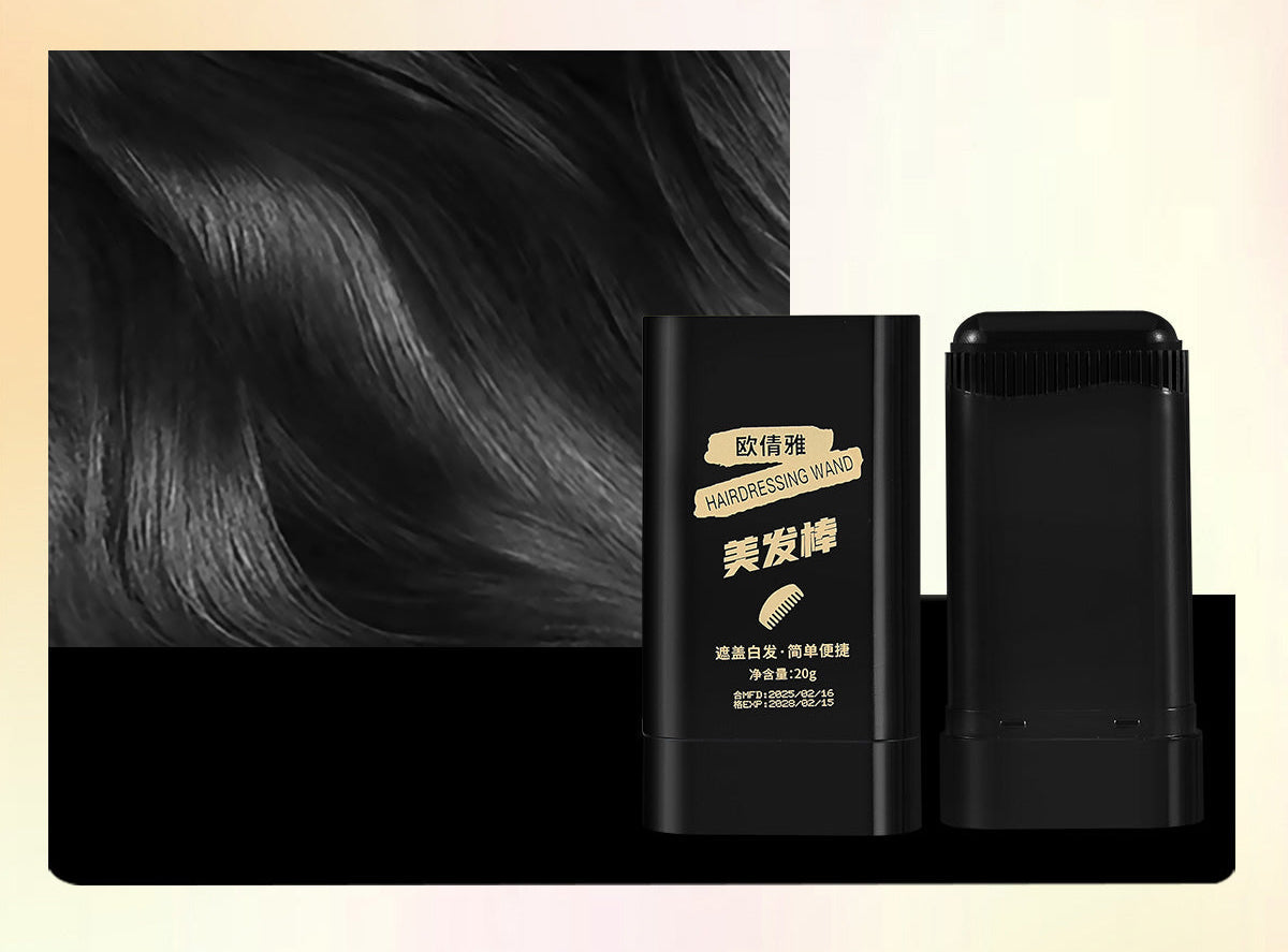 Temporary Gray Touch-Up Color Stick with Comb, Hair & Beard, Washes Out, 0.7 oz (20 g)