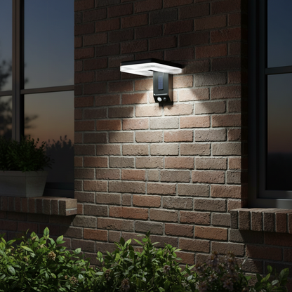 Foldable Solar Wall Light – 120° Adjustable Head with Remote, Infrared Sensor, Three Modes and IP65 Waterproof Outdoor Security Lighting