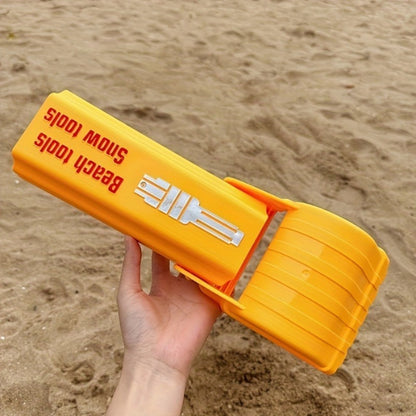 Pro Sand & Snow Shovel Set - 1pc/2pcs Heavy-Duty Orange Plastic Tool for Kids & Adults, Beach or Winter Adventures