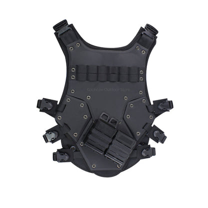 Tactical JPC Molle Plate Carrier Vest – Adjustable Body Armor Hunting Vest for Outdoor CS Games, Paintball, Airsoft Gear & Military Training Equipment