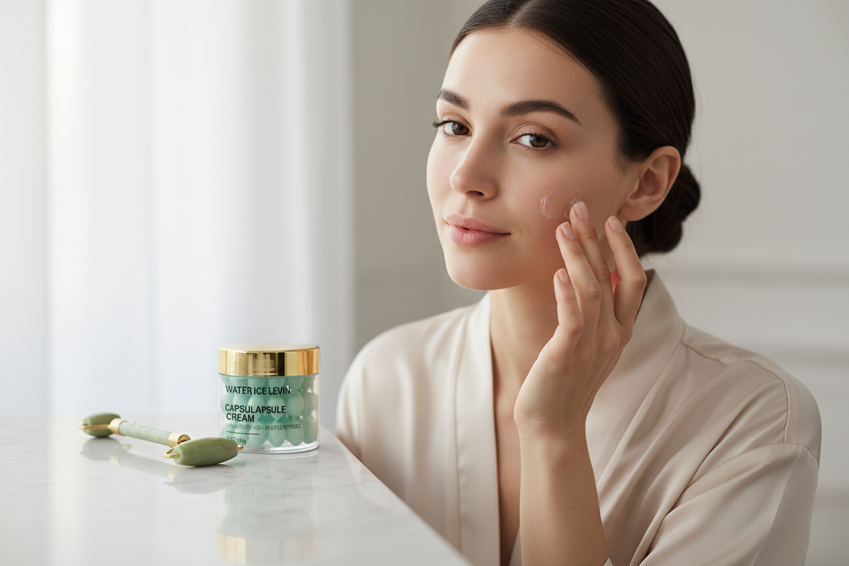 Hyaluronic Acid PDRN Capsule Cream – 50G K-Beauty Moisturizer with Panax-Derived PDRN for Hydration, Firmness and Balanced-Looking Skin