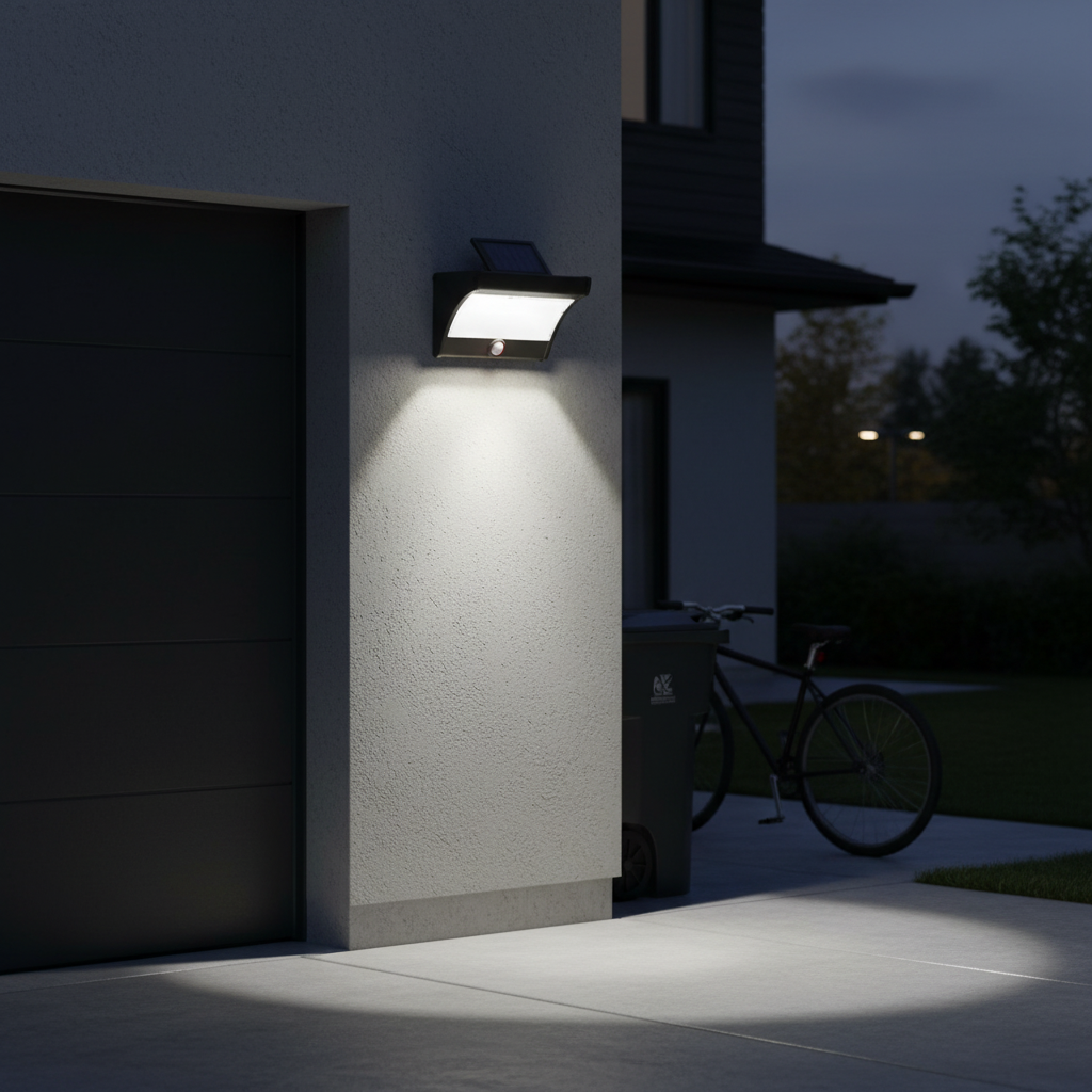 Outdoor Solar Motion Sensor Light – Energy-Saving LED Radar Wall Lamp for Gardens, Streets, Driveways and Automatic Night Security Lighting