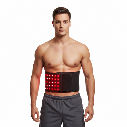 Red and Infrared Light Therapy Belt – 660NM and 850NM LED Wrap for Waist, Face and Body Beauty, Relaxation and Home Wellness Routines