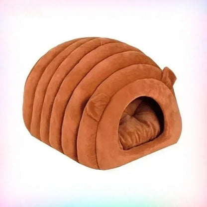 Cozy Cat Nest Bed – Plush Warm Pet Sleeping Mat for Cats and Small Pets During Autumn and Winter