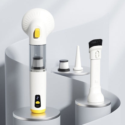 Wireless Handheld Vacuum – Strong-Suction Type-C Rechargeable Dust Buster with Pet Grooming Comb, Low-Noise Cleaning and Multi-Purpose Home or Car Use