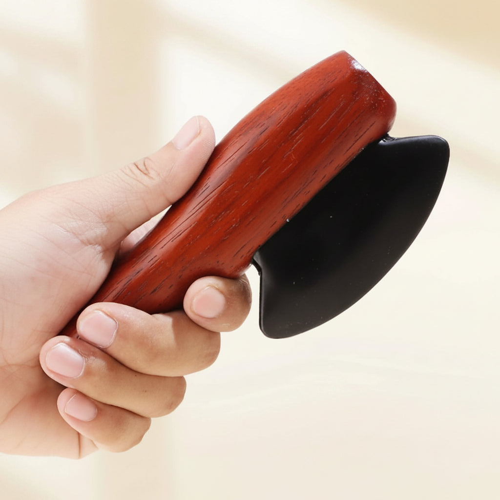 Electric Bianstone Gua Sha Massager – Heated Scraping Tool for Shoulder, Neck and Meridian Massage, Relaxation and Daily Body Care