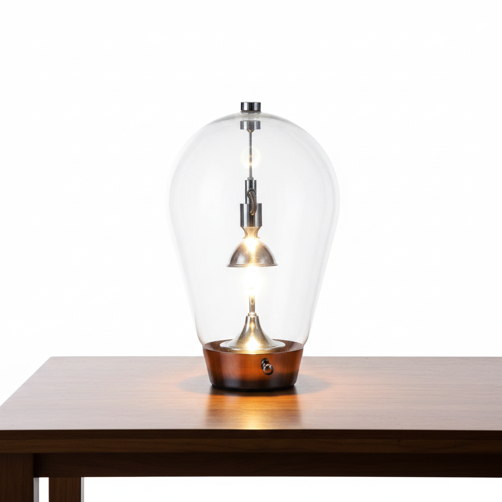 Nordic Magnetic Gravity Table Lamp – Adjustable Designer LED Bedside Light for Reading, Bedrooms and Modern Home Decor