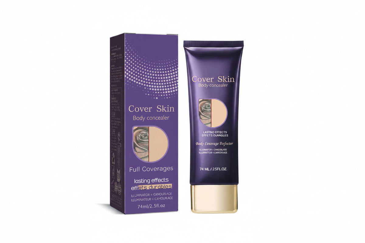 Waterproof Body Concealer – High-Coverage Lightweight Makeup with Seamless Blend and Transfer-Resistant Finish for Tattoos, Marks, Uneven Tone and Everyday Wear