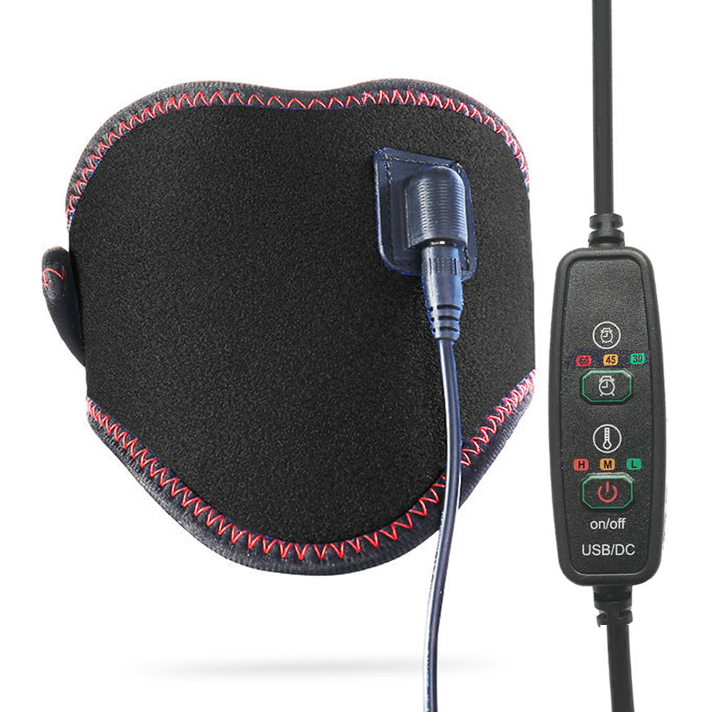 Adjustable Cervical Electric Heated Neck Brace - Therapy Device for Pain Relief, Portable Neck Support Warmer for Relaxation