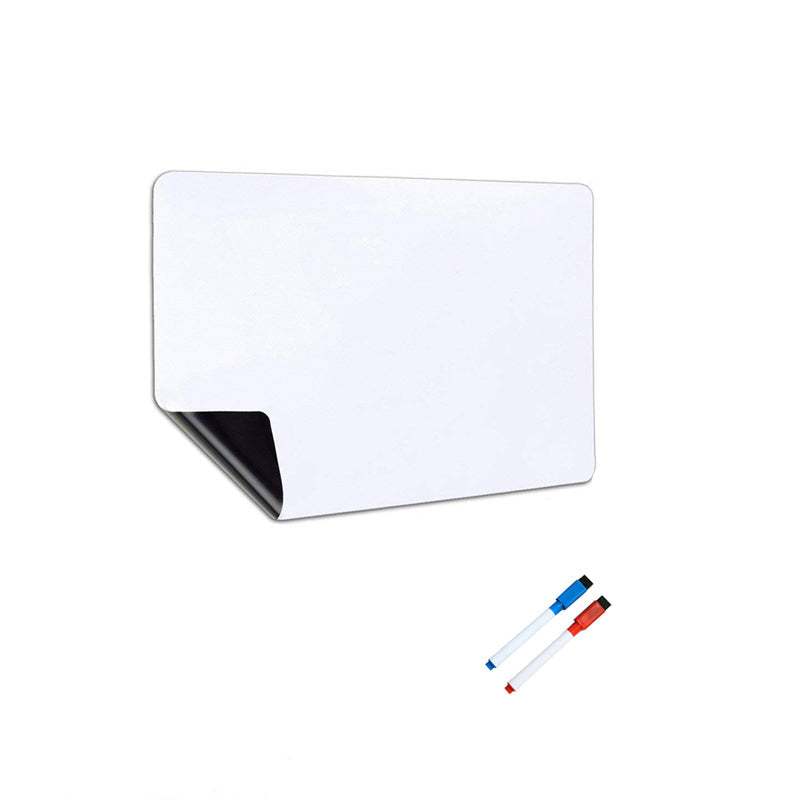 Magnetic Dry Erase Fridge Board - Flexible Whiteboard Memo Planner Sheet for Grocery Lists, Notes and Kitchen Organization