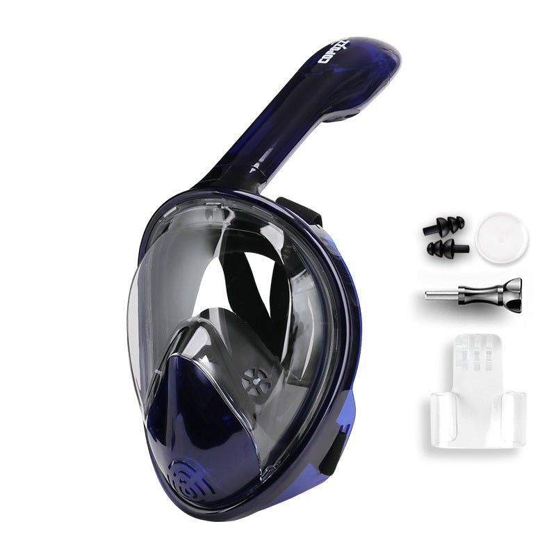 Full Face Snorkeling & Diving Mask – Anti-Fog Scuba Goggles with Wide View, Leak-Proof Design for Adult Swimming, Snorkel & Underwater Exploration