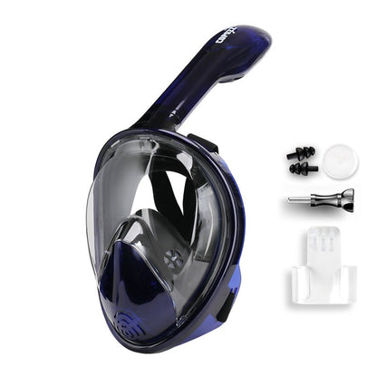Full Face Snorkeling & Diving Mask – Anti-Fog Scuba Goggles with Wide View, Leak-Proof Design for Adult Swimming, Snorkel & Underwater Exploration
