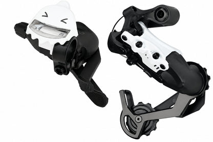 S-RIDE Bike Shifter and Rear Derailleur Set – Coordinated Bicycle Drivetrain Components for Smooth Gear Changes, Cycling Upgrades and Stylish Custom Builds