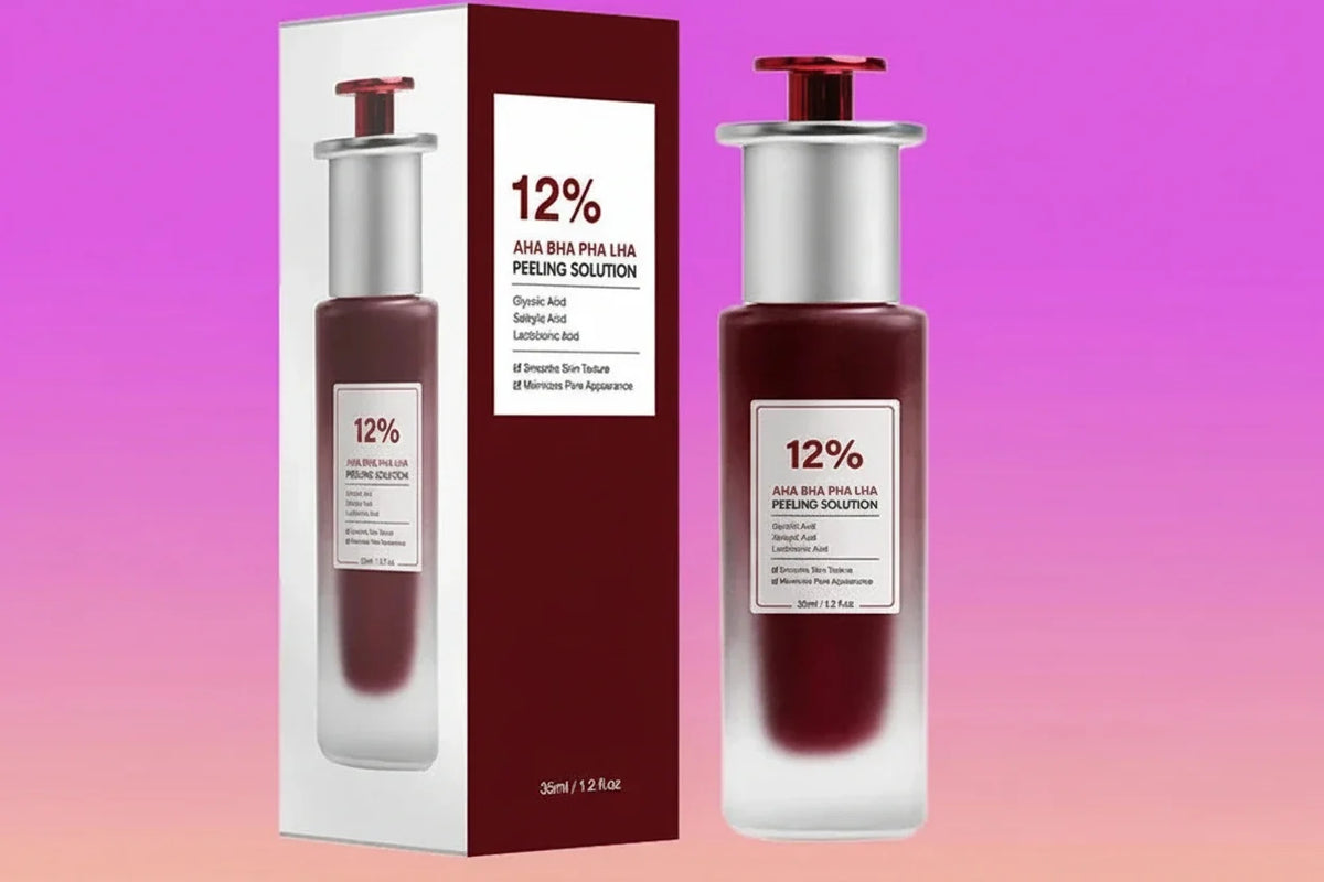 Fruit Acid Salicylic Essence – Exfoliating Moisturizing Skin-Care Serum for Pore Refining, Smoother Texture and Beauty Salon-Inspired Home Routines
