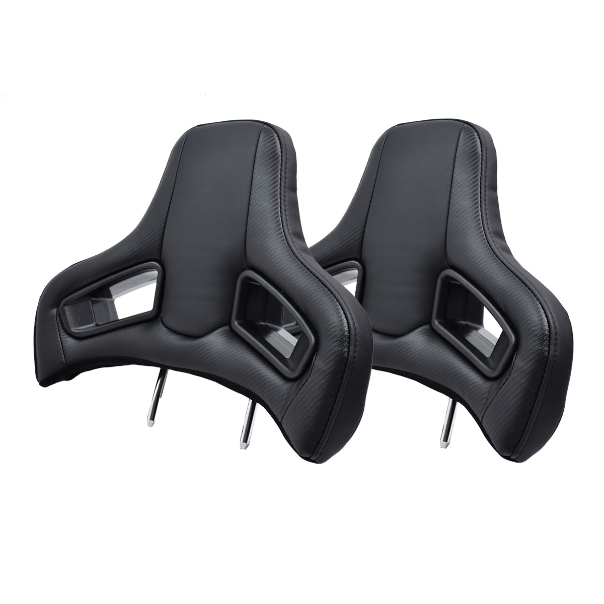 Premium Leather Racing Headrest – High-Quality Automotive Neck Support Cushion for Vehicle Seats, Driving Comfort and Sporty Interior Styling