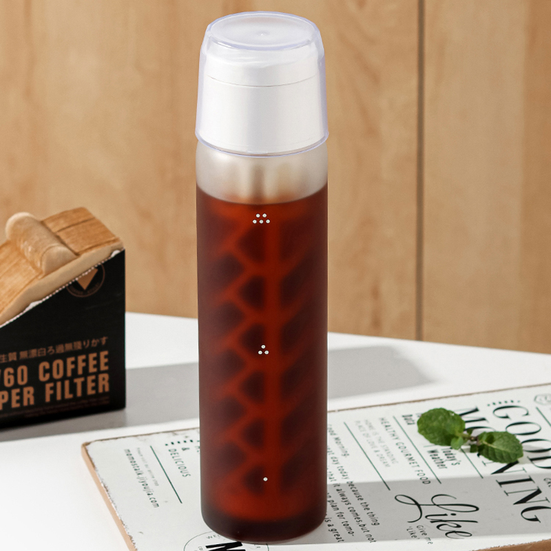 Portable Cold Brew Coffee Maker – 750ml/550ml Glass Pitcher for Iced Coffee, Tea and Juice with Barista Brewing Accessories