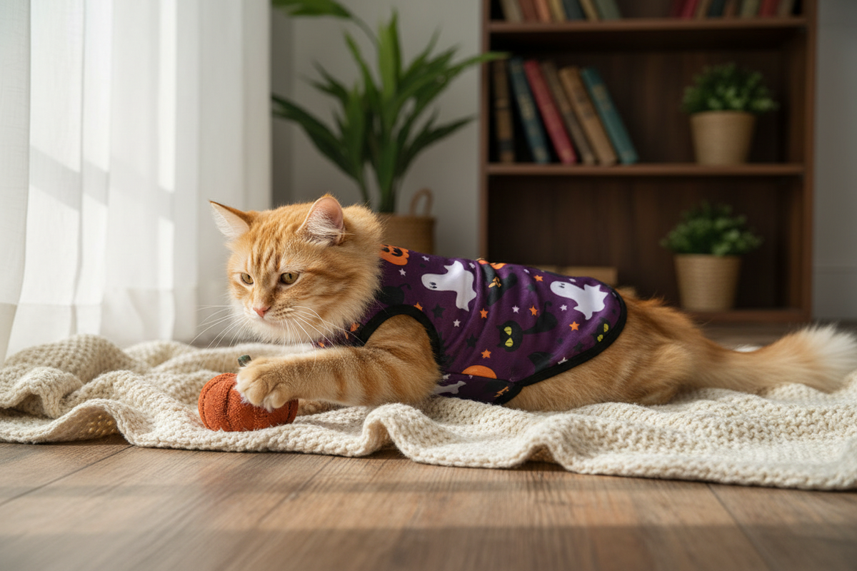 Funny Pet Cosplay Costume – Cute Party Clothing for Cats and Small Dogs, Perfect for Maine Coons, Ragdolls, Photos and Celebrations