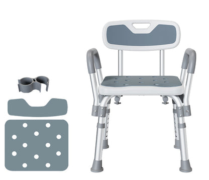 Japanese Anti-Slip Bath Stool – Foldable Shower Chair with Drainage Holes and Sturdy Support for Elderly, Pregnant and Everyday Bathroom Users