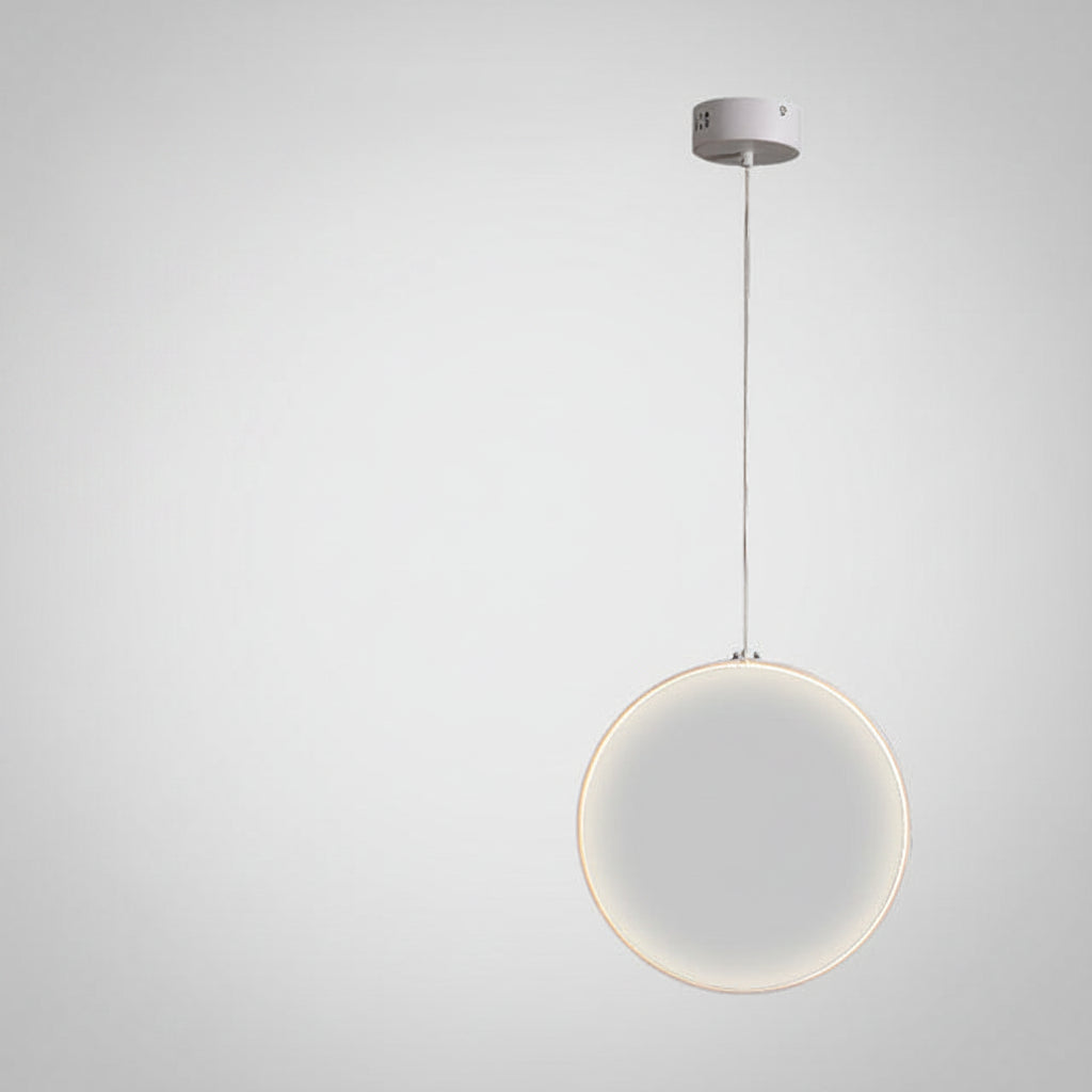 Yuji Okitsu LED Pendant Light – Round Clear Glass Designer Fixture for Hotels, Dining Rooms, Living Spaces and Modern Restaurant Interiors