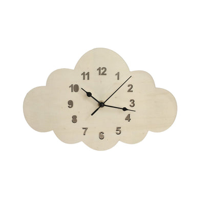 Floral Silent Wall Clock – Nordic Farmhouse Style Home Decor Clock for Kitchen, Bedroom and Dining Room