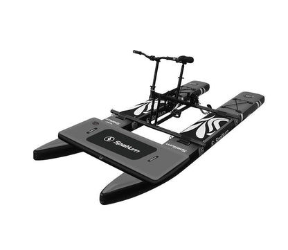 Spatium SUP Inflatable Water Bike 2.0 – Stable Pedal Kayak Pedal Boat for Lakes, Easy-Drive Inflatable Watercraft for Outdoor Adventure & Fitness