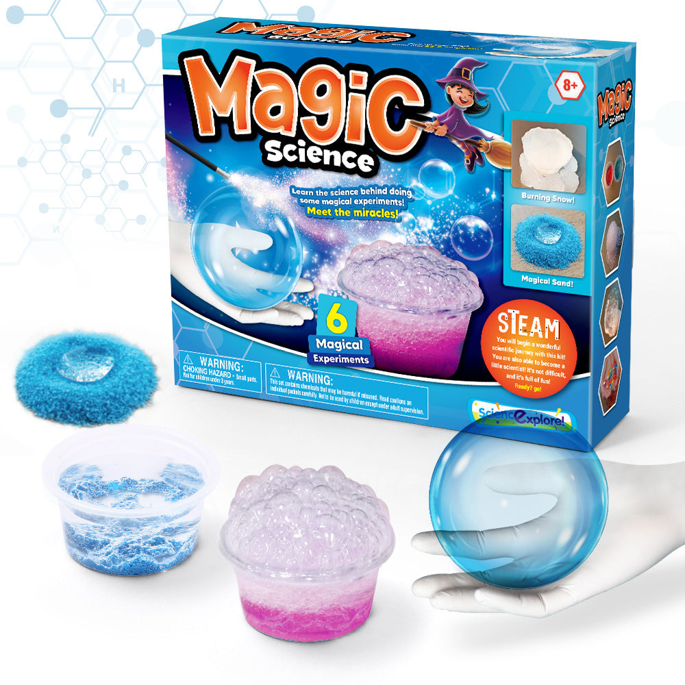 Magic Science Experiment Kit - DIY STEM Toy Set for Kids Handmade Soap Puzzles and Educational Discovery Activities