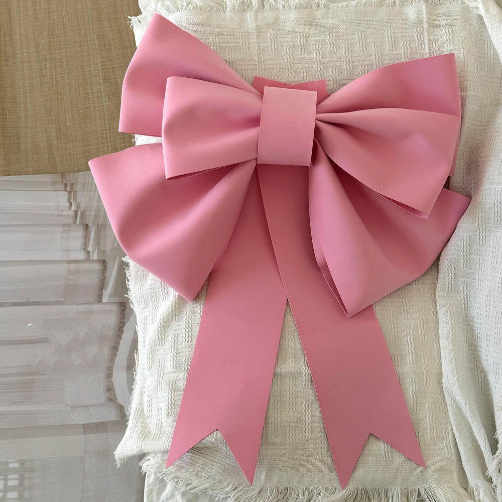 Oversized DIY Christmas Bow Kit – Giant Front Door Bow for Trees, Weddings, Parties, Store Displays, Holiday Home Décor, and Craft Projects