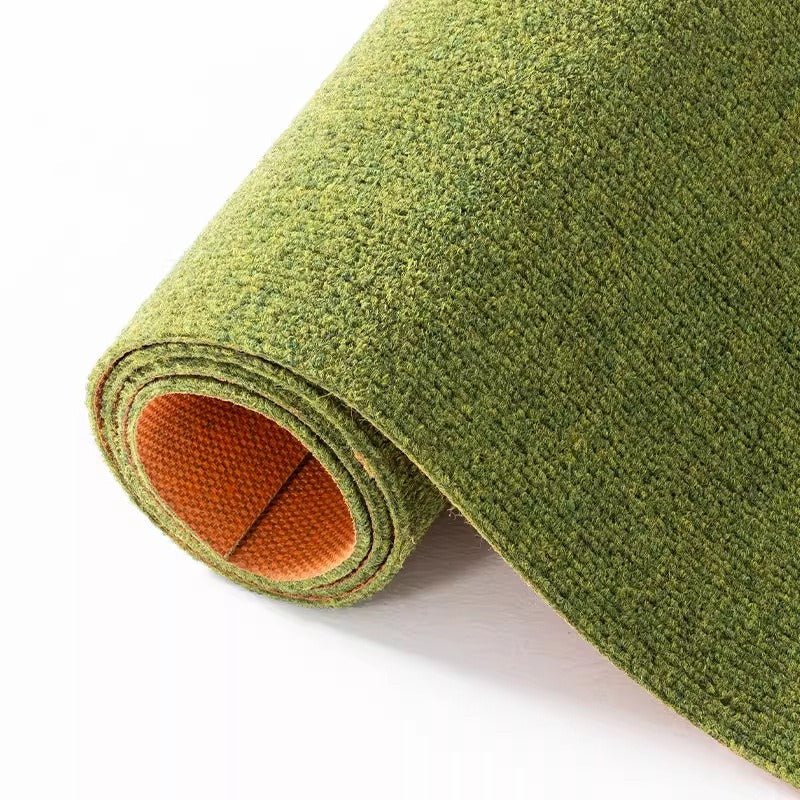 Faux Grass Area Rug – Non-Slip Artificial Turf Mat for Indoor and Outdoor Spaces, Doorways, Bedrooms and Noise-Reducing Floor Decor