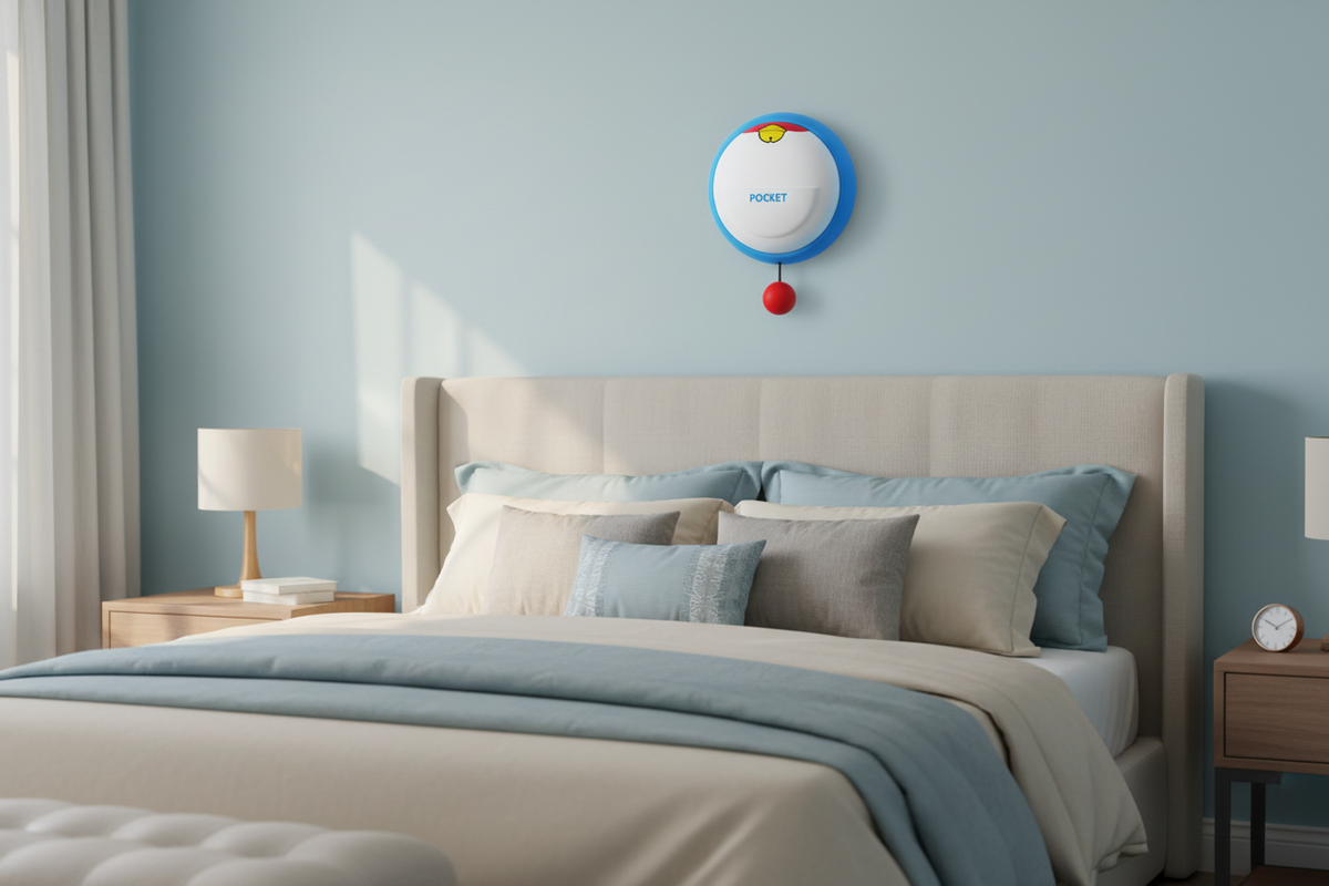 Bell Clap Night Light for Kids – Timer-Controlled Nursery Lamp with 3-Level Brightness for Peaceful Sleep Atmosphere