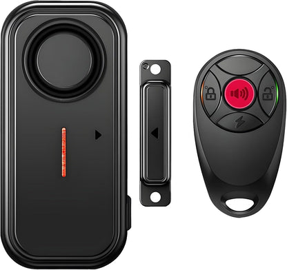 Wireless Door & Window Alarm Sensor – Remote Controlled Security Device with Magnetic Alert for Home Protection